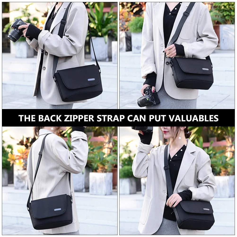 1 حقيبة كاميرا محمولة حافظة حزام قابل للتعديل Crossbody الكتف مقاوم للماء للصدمات السفر المدمجة Dslr كيس التخزين للنساء
