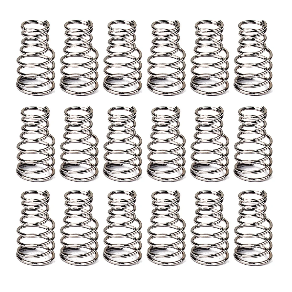 

50Pcs Guitar Pickup Springs Metal Round Tension for Humbucker Bridge Height Adjustment Replacement Parts Accessory