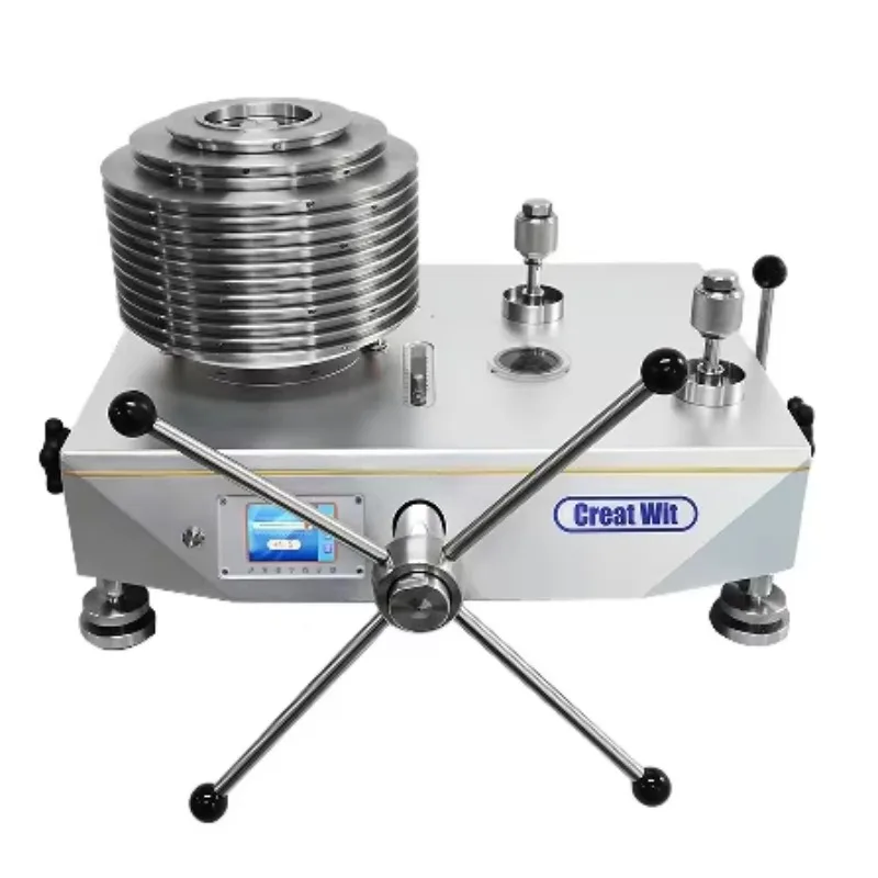 CW2500T China Manufactured Ultra-High Pressure Dead Weight Tester (50-2500bar) for Pressure Gauges 1 Year Warranty