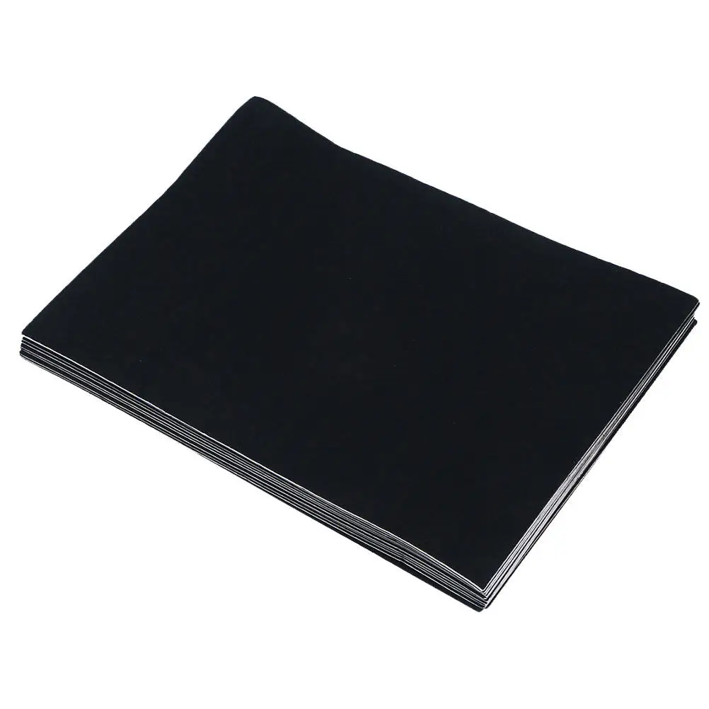 

10 Sheets Colored Adhesive Felt Fabric A4 Size DIY Craft Material for Handmade Decorations Stationery Bags Jewelry Boxes