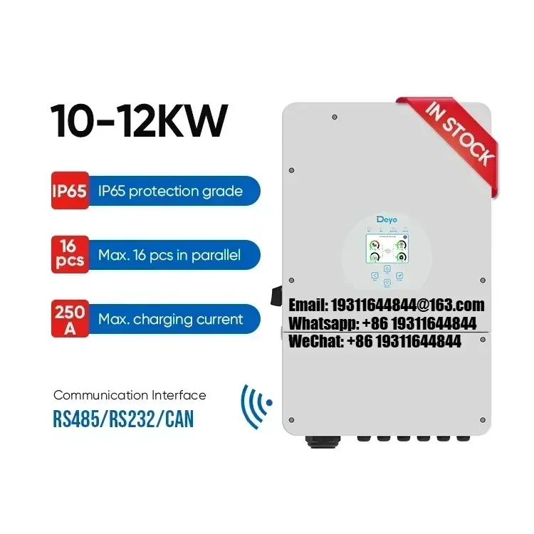 48V Battery Lithium Ion Deye Hybrid Inverter 10 KW Single Phase SUN-10K-SG02LP1-EU-AM3 for 10KW Home Energy Storage System