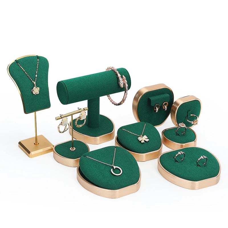 

Новая подставка для ювелирных изделий, серьги, ручные серьги, подставка для ювелирных изделий, зеленая подставка для ювелирных изделий из микрофибры, реквизит для демонстрации ювелирных изделий
