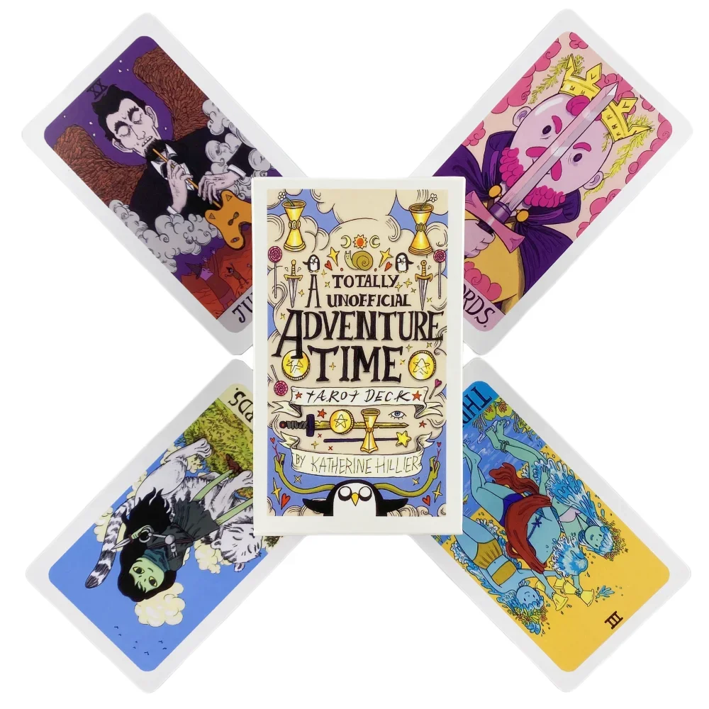 Adventure Time Tarot Cards A 78 Deck Oracle English Visions Divination Edition Borad Playing Games Board Game Cards