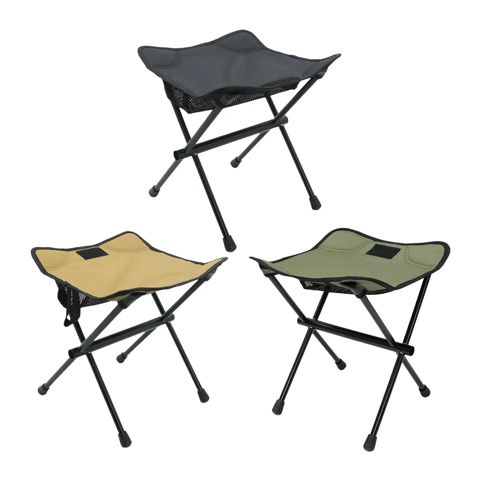 Camping Folding Stool, Foldable Chair Lightweight Footstool Seat Fishing Chair