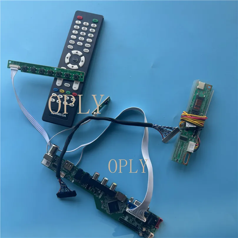 TV Controller Board HDMI-compatible USB VGA Screen LED AV LCD Remote for B154PW02 V0/V2/V3/V1 1440x900 Panel Monitor 15.4