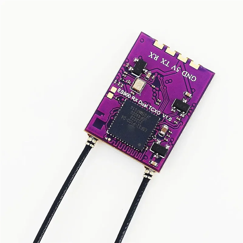 

AS96-For Happymodel ES900 DUAL RX ELRS Diversity Receiver 915Mhz Built-In TCXO For Airplane FPV Long Range Drones DIY Parts
