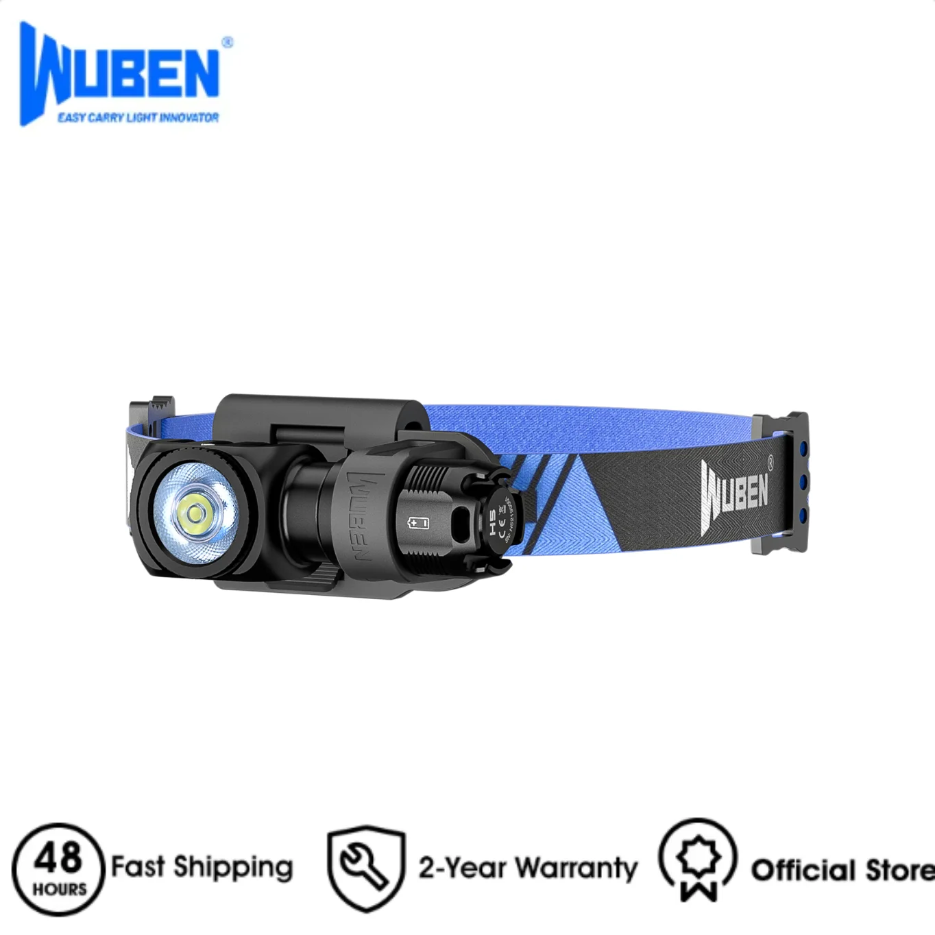 WUBEN H5 перезаряжаемый светодиодный налобный фонарь, многофункциональный фонарик с зажимом, 400 люмен, вращающийся на 360 градусов для бега на открытом воздухе, кемпинга WUBEN H5 перезаряжаемый светодиодный налобный фонарь, многофункциональный фонарик с зажимом, 400 люмен, вращающийся на 360 градусов для бега на открытом воздухе, кемпинга