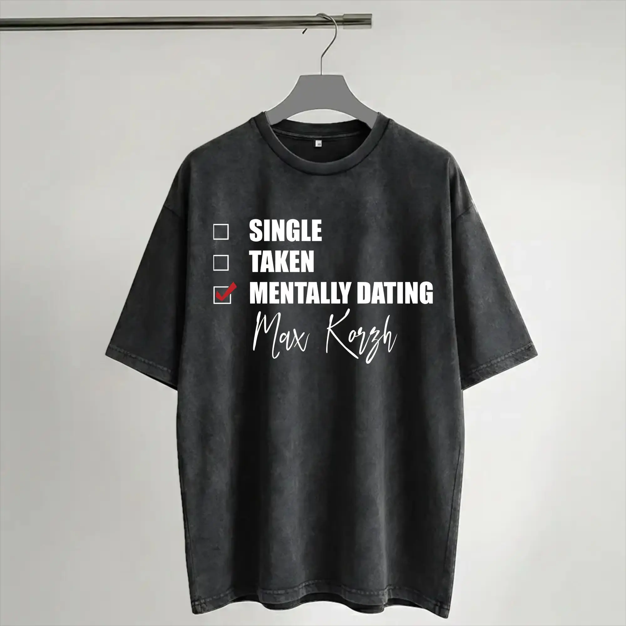 Graphic Printed Max Korzh - макс корж Washed T Shirt Merch Harajuku T-Shirts  for Men Women Tee Shirt