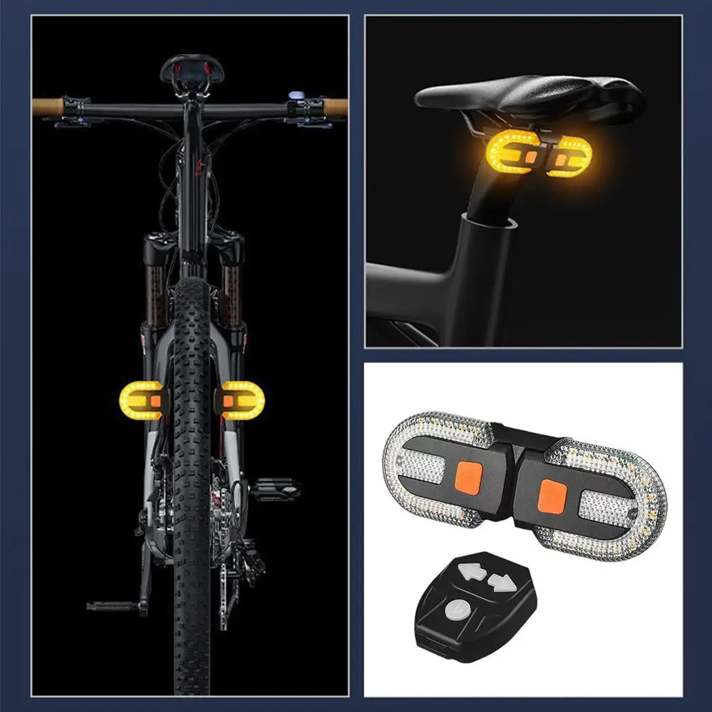 

Turn Signal Rear Light Remote Electric Scooter Lights LED USB Rechargeable For Xiaomi M365 1S Pro Mi3 Wireless Warning Taillight