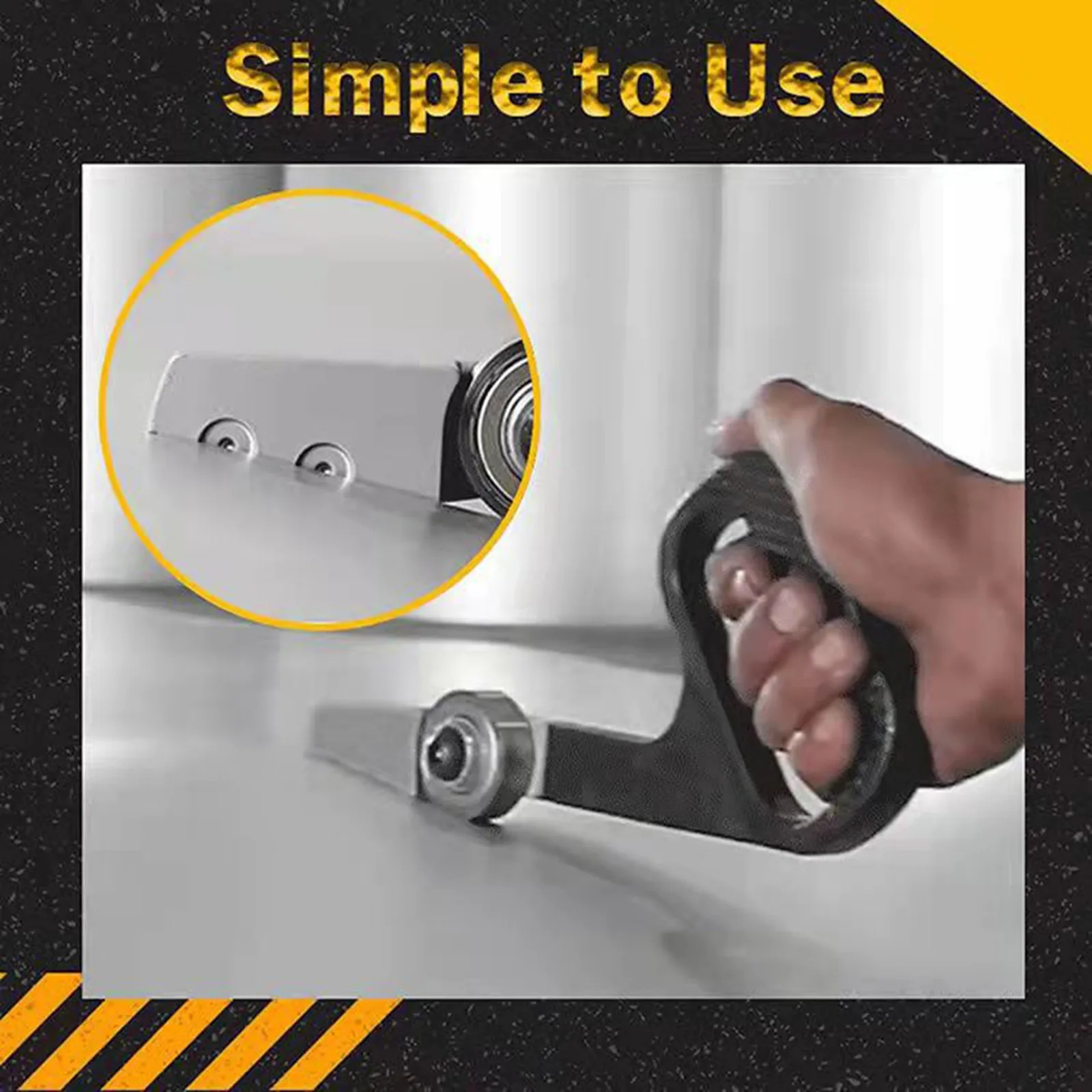 Metal Sheet Cutter With Adjustable Guide Precision Cutting Tool For Steel Plate Fabrication DIY Project Portable