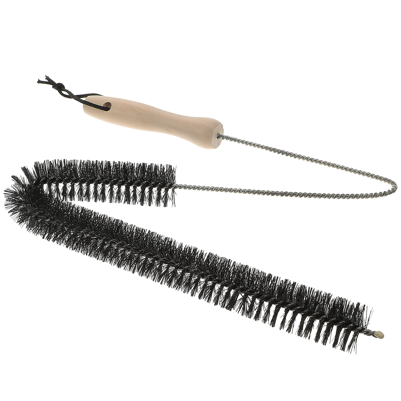 

Ventilation Hole Brush Dryer Vent Cleaner Flexible Wooden Handle Stainless Bristles Long Reach Dust Pet Appliance