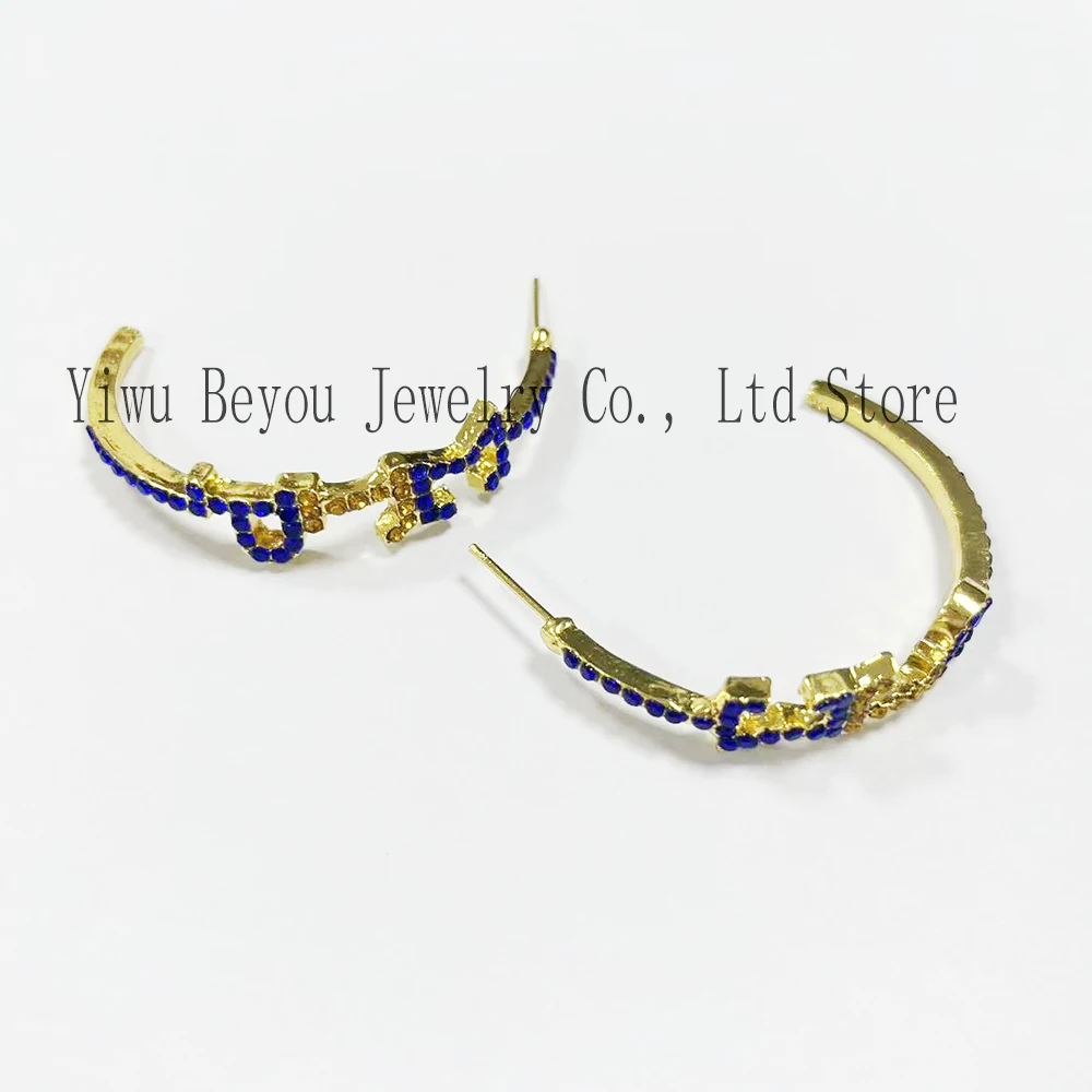 Sigma Gamma Rho Rhinestone Earrings