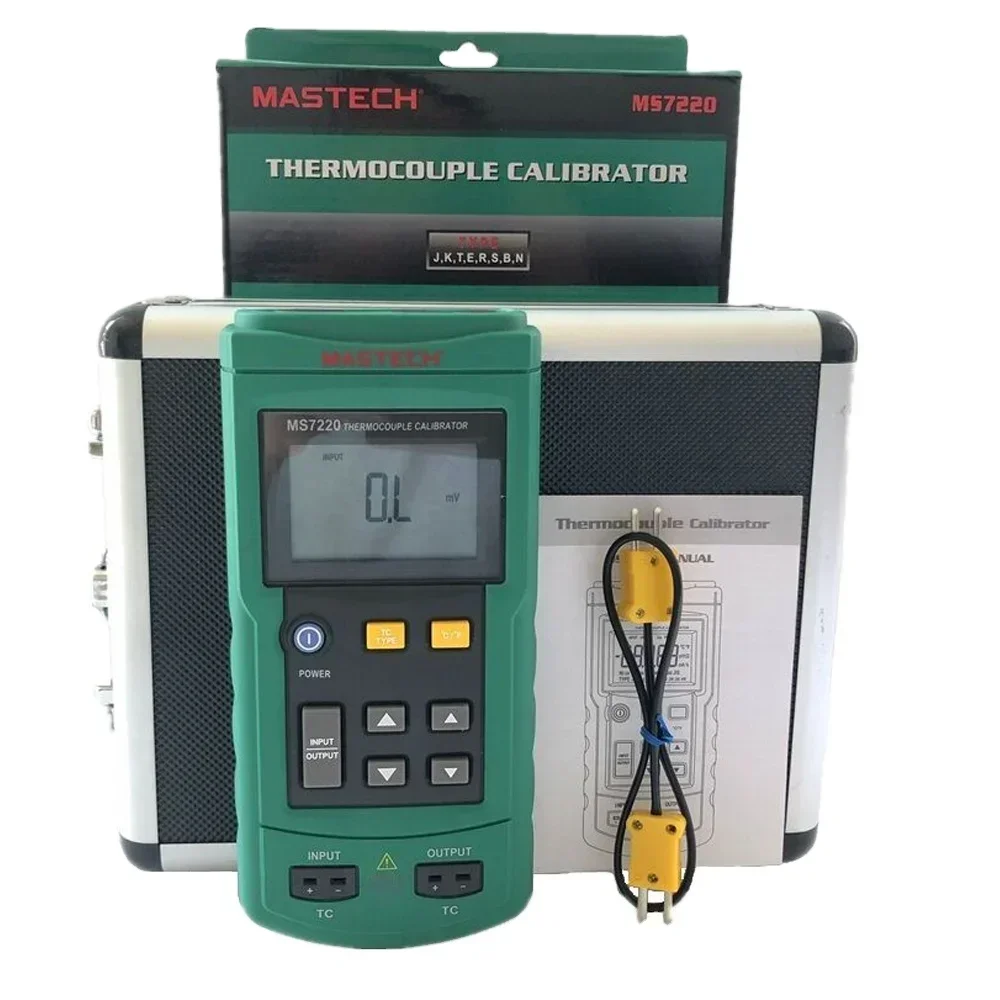 Mastech MS7220 Thermocouple Calibrator for C/F/mV Temperature Calibration Meter