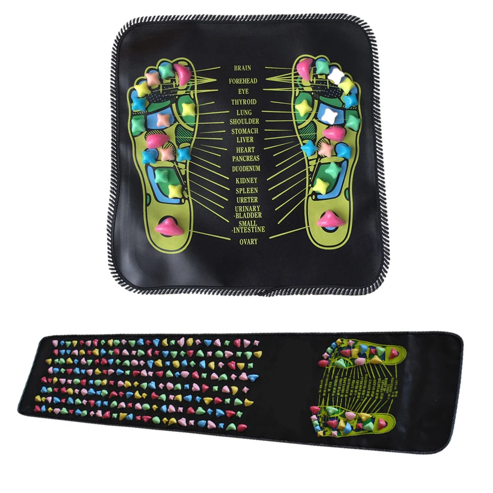 

Foot Massage Pad Imitation Stone Foot Massage Cushion Non Slip Foot Massage Mat Cobblestone Acupoint Mat for Foot Stress Relief