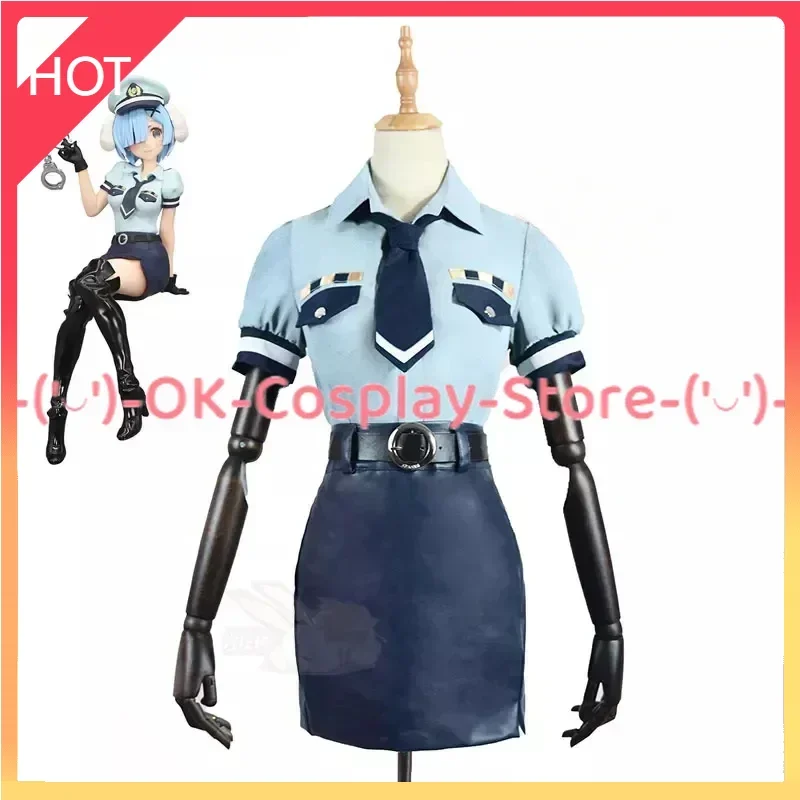 Anime Re:Life in a different world Rem Cosplay Costume Cute Party Suit With Hat Tail Halloween Carnival Uniforms Custom Made