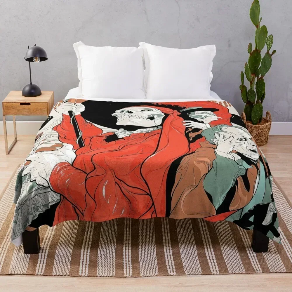 The Phantom Of The Opera - Lon Cheney - The Nu Retro Poster Throw Blanket Anti Shedding Soft Fuzzy Blanket for Home