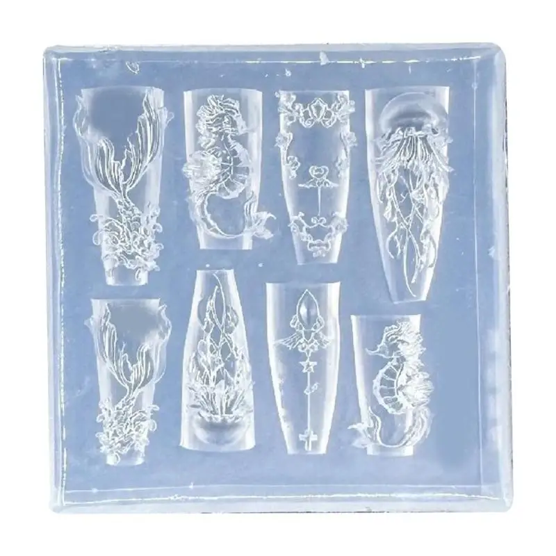 P9FE Double Floral Mold Set Reusable Silicone Tools For Creating Charm And Beauty Accessories