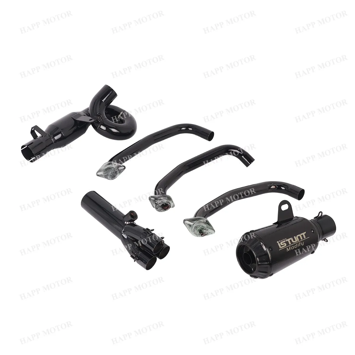 Slip Op Voor CFMOTO 675SR 675SRR 675SS 675NK Alle Jaren Motorfiets Uitlaat Escape Systeem Voorpijp 675SR Uitlaat Korte Uitlaat