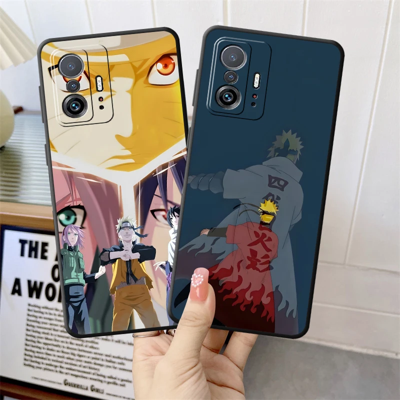حافظة لهاتف Xiaomi Mi 11 12 13 Lite 12X 13 14 15 Pro 10T 11T 12T Pro Cool Sasuke Shuimen