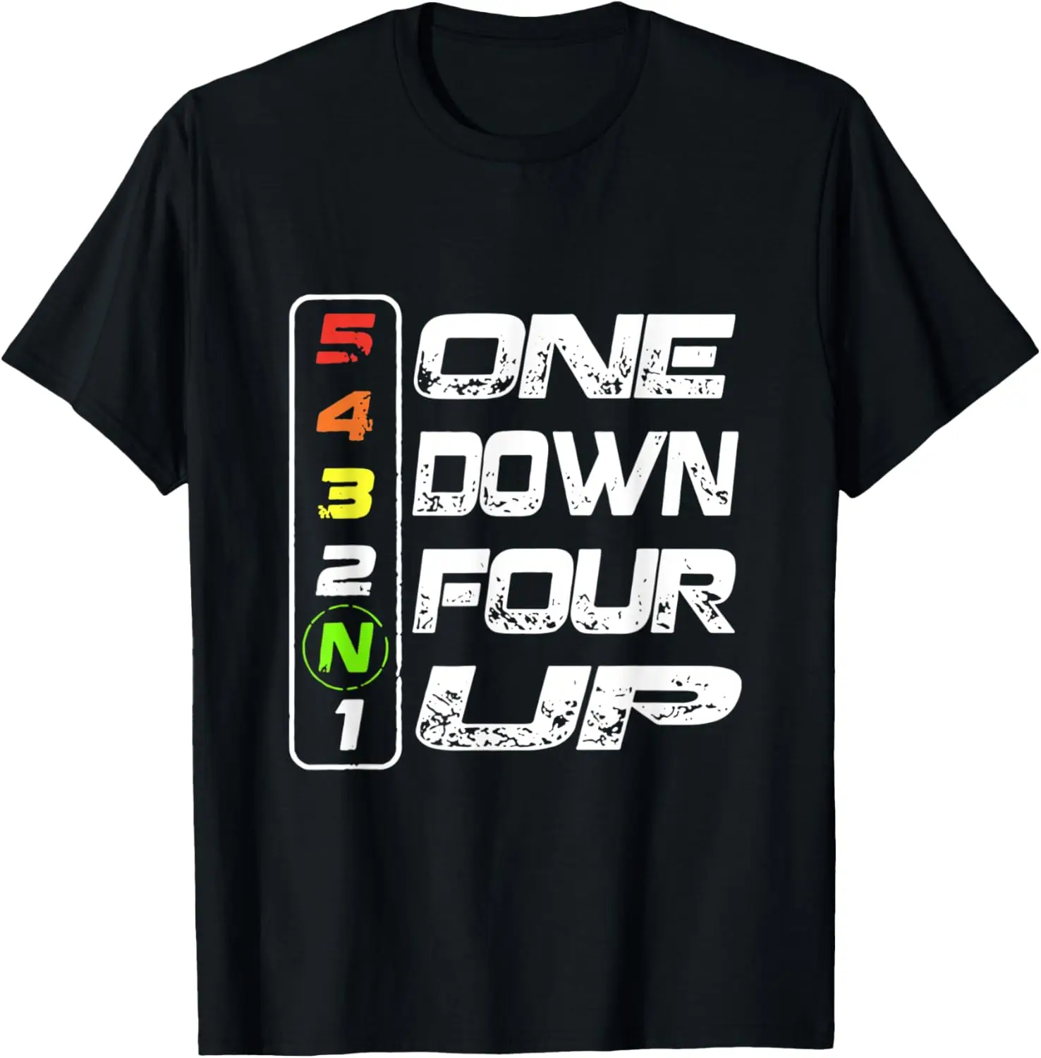 

Забавная футболка с мотоциклом One Up Four Down