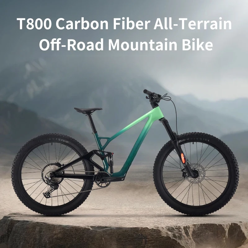 

612 pro Carbon Fiber Mountain Bike 12 Speed Suspension-Country Class MTB with M6100 Kit