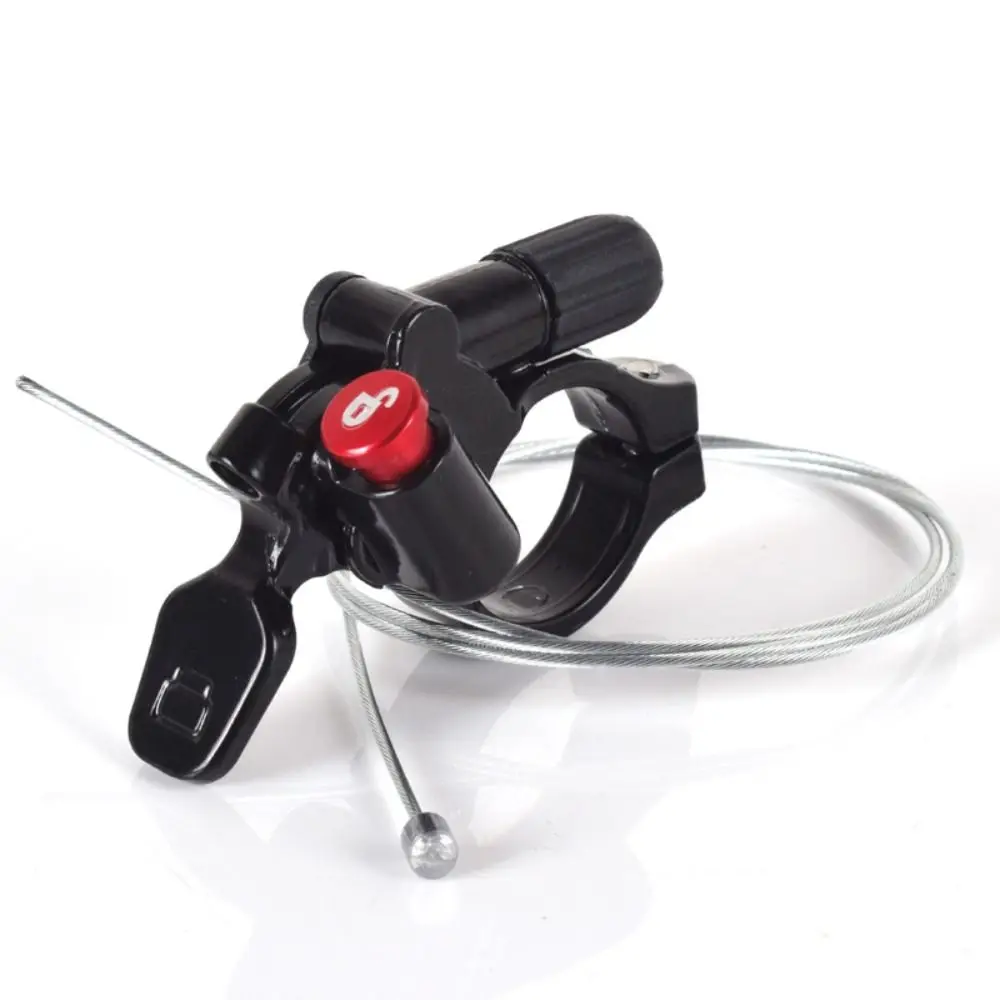 

New Aluminum Alloy Lockout Wire Switch Easy To Install Silver Dropper Remote Shock Absorption Road Bicycle Handlebars Mtb Bike