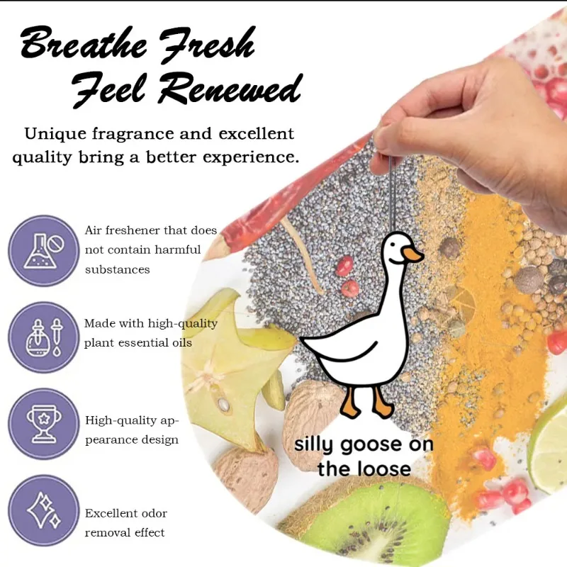 معطر هواء للسيارة "Silly Goose on the Loose" - روائح طازجة للمحركات المبهجة