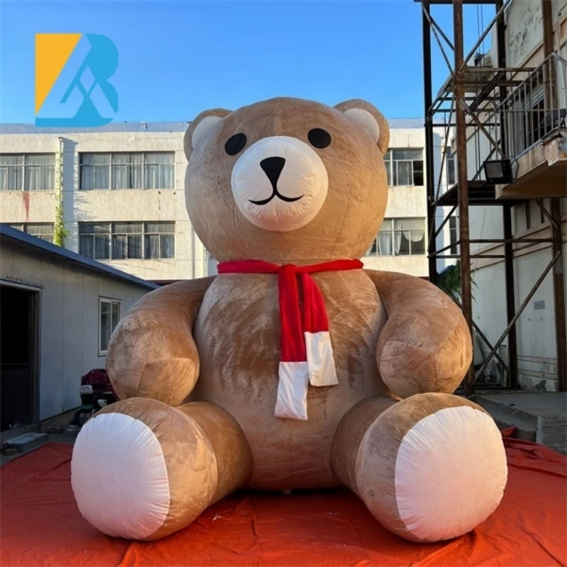 

Personalized Giant Plush Inflatable Bear for Corporate Event Designs