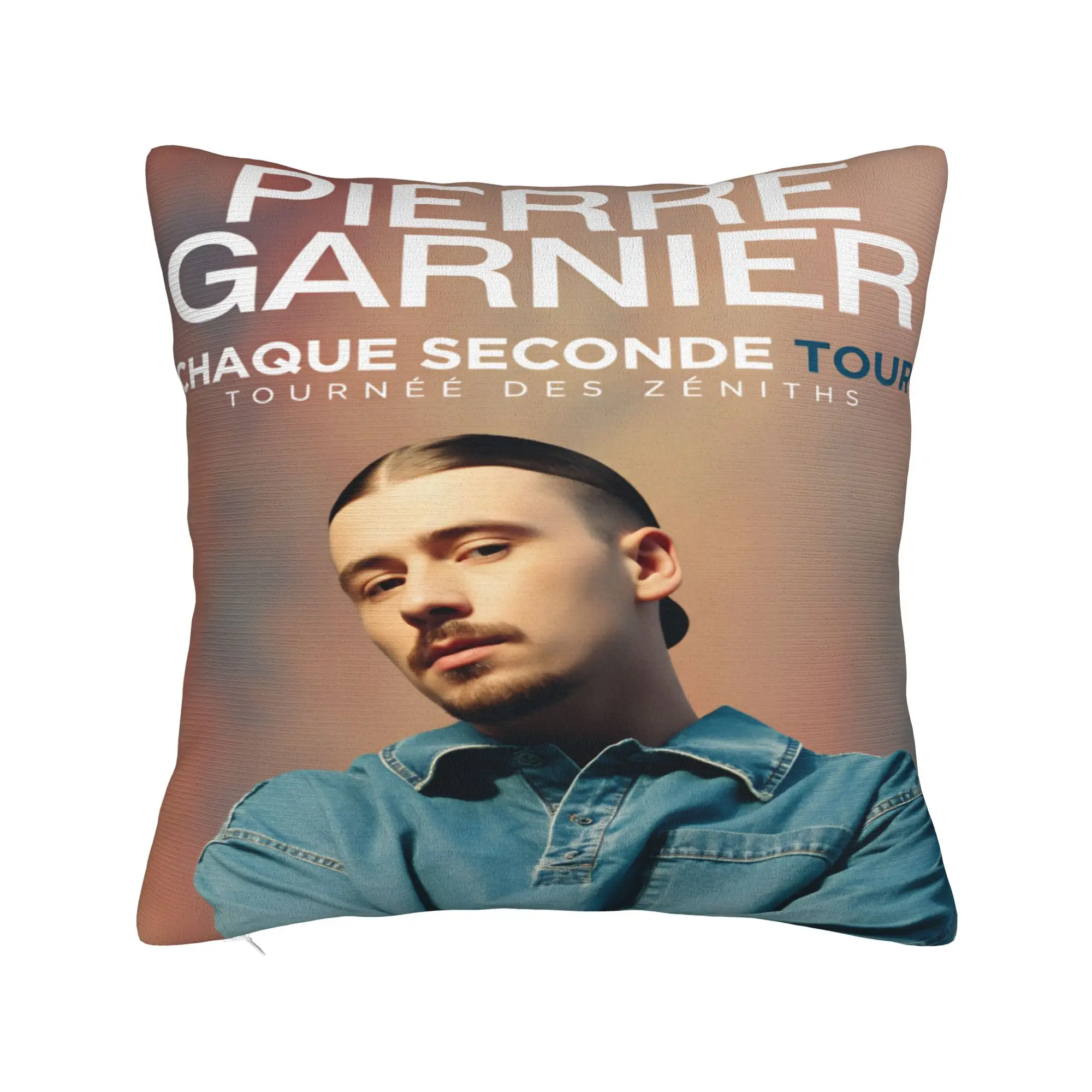 Pillow Case Pierre Edgar French Singer Soft  Pillow Cover For Sofa Bedroom Home Decor Cute Funny Pillowcases