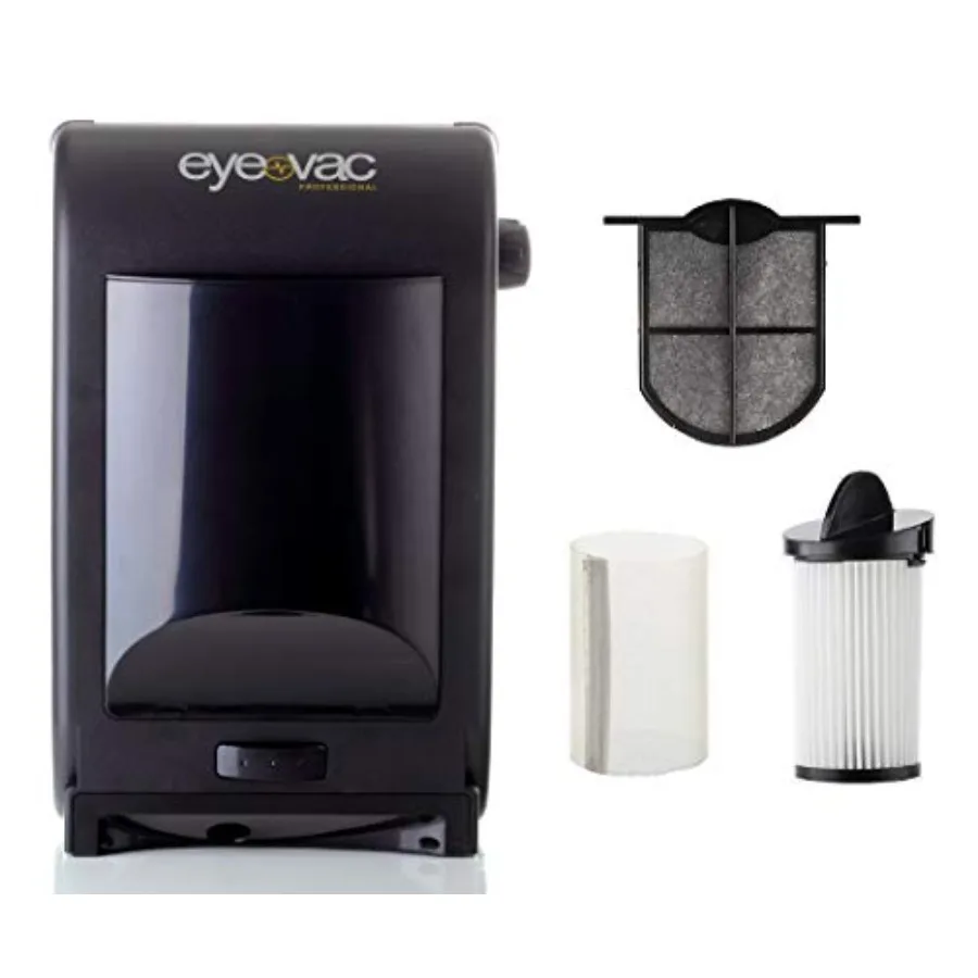 

EVPRO Tuxedo Black Professional Touchless Vacuum Cleaner + Extra Reusable Exhaust Filter + Extra HEPA Pre-Motor Filter +