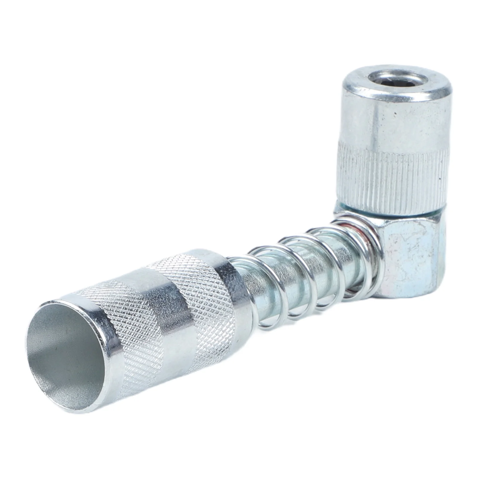 1pcs Right-angle Yellow With Nozzle 90° Grease Coupler Adapter Steel Tools For Tight Spaces & Efficient Hand Tool Accessories