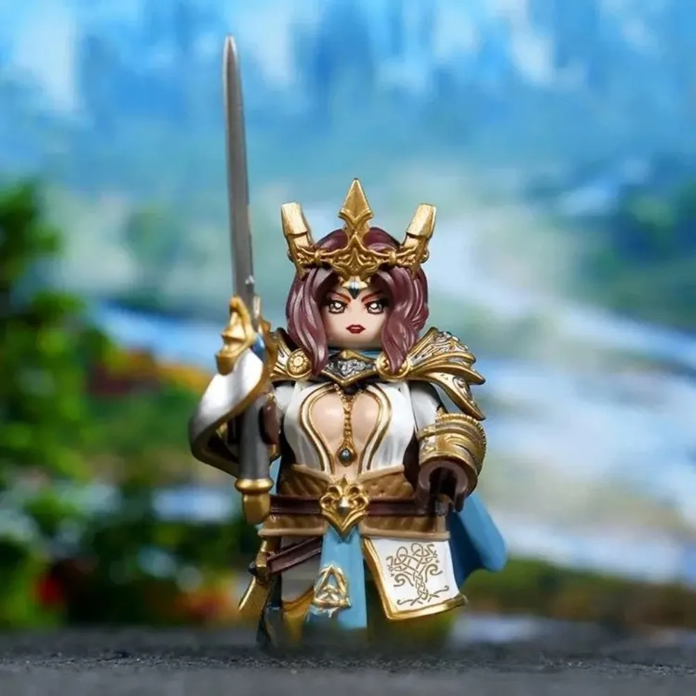 5 سنتيمتر فرسان الجدول المستديرة Guinevere الملك آرثر عمل الشكل الخصوصية تجميعها اللبنات نموذج الحرف هدية لعبة