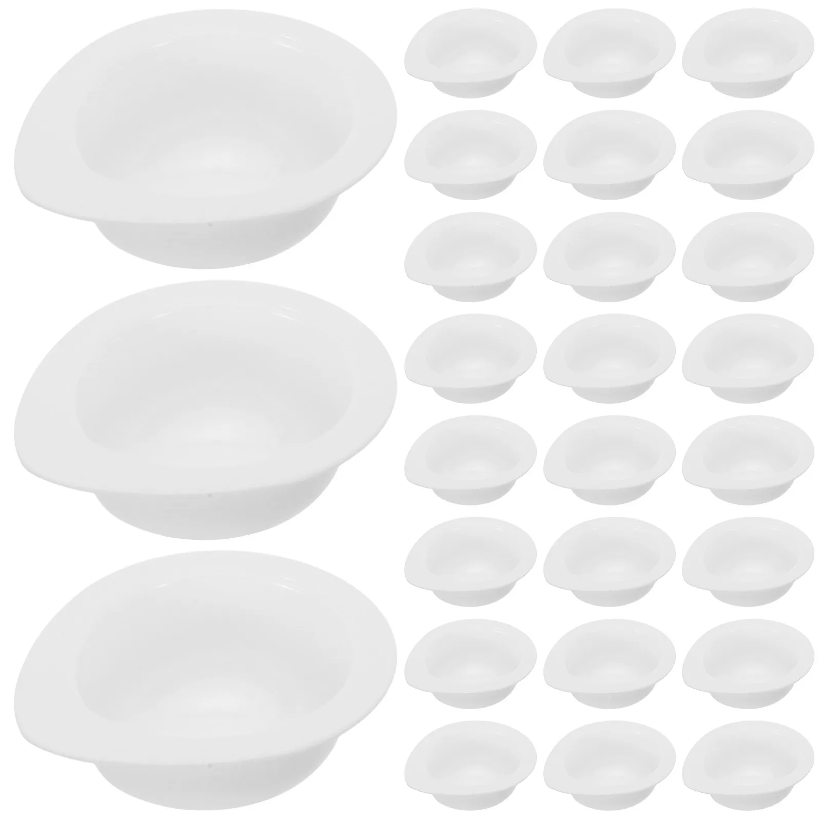 

50pcs Facial Lotion Cream: 10Ml Leakproof Face Mask Cups Reusable Pp Plastic Skincare Jars Travel Size Sample