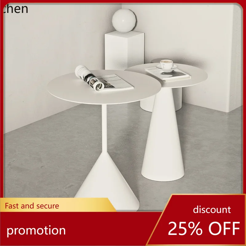 

CZ Small Apartment Coffee Table Set Living Room Minimalist Sofa Side Table Round Table Modern Simple
