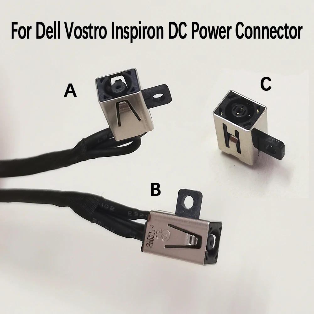 1PC DC Jack For Dell Vostro 3400 3401 3405 3500 3501 P89G001 For Dell Inspiron 3482 5493 5593 3505 3515 DC Power Charging Socket