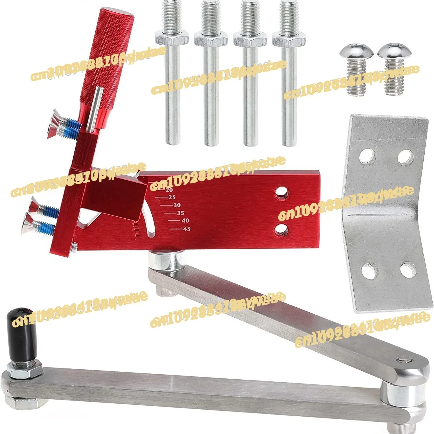 

Adjustable lawn mower blade sharpener