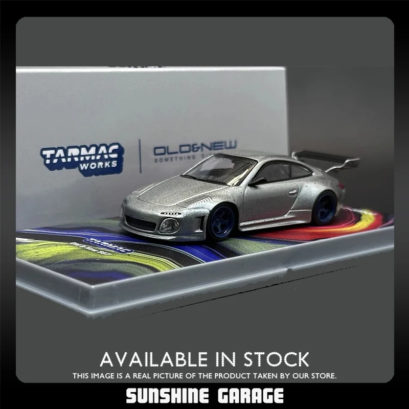 

TW In Stock 1:64 Old New 997 Gray Metallic Diecast Diorama Car Model Collection Miniature Toy Tarmac Works