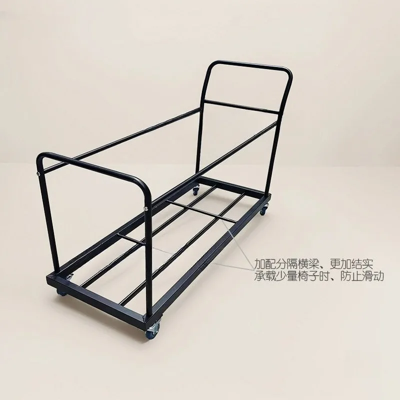 Cart carrying chair trolley movable chair pulling cart with brakes