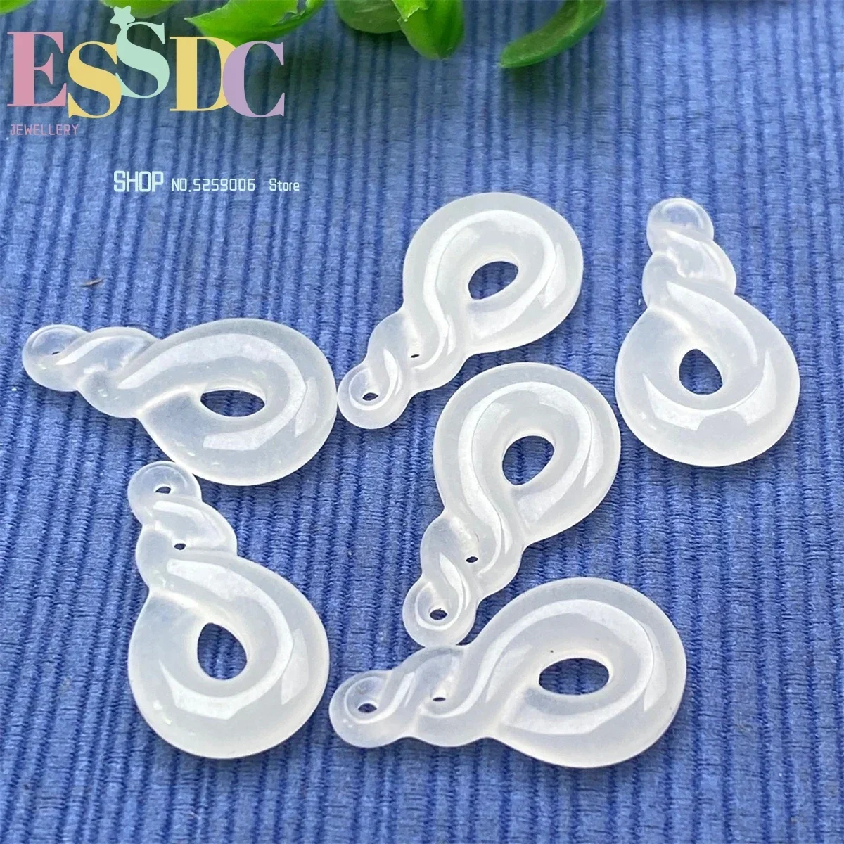 White Jade Fortune Runs Water Drops Pendant Bracelet Necklace Earrings Little Drip Accessories  CharmJewellery Simplicity Women