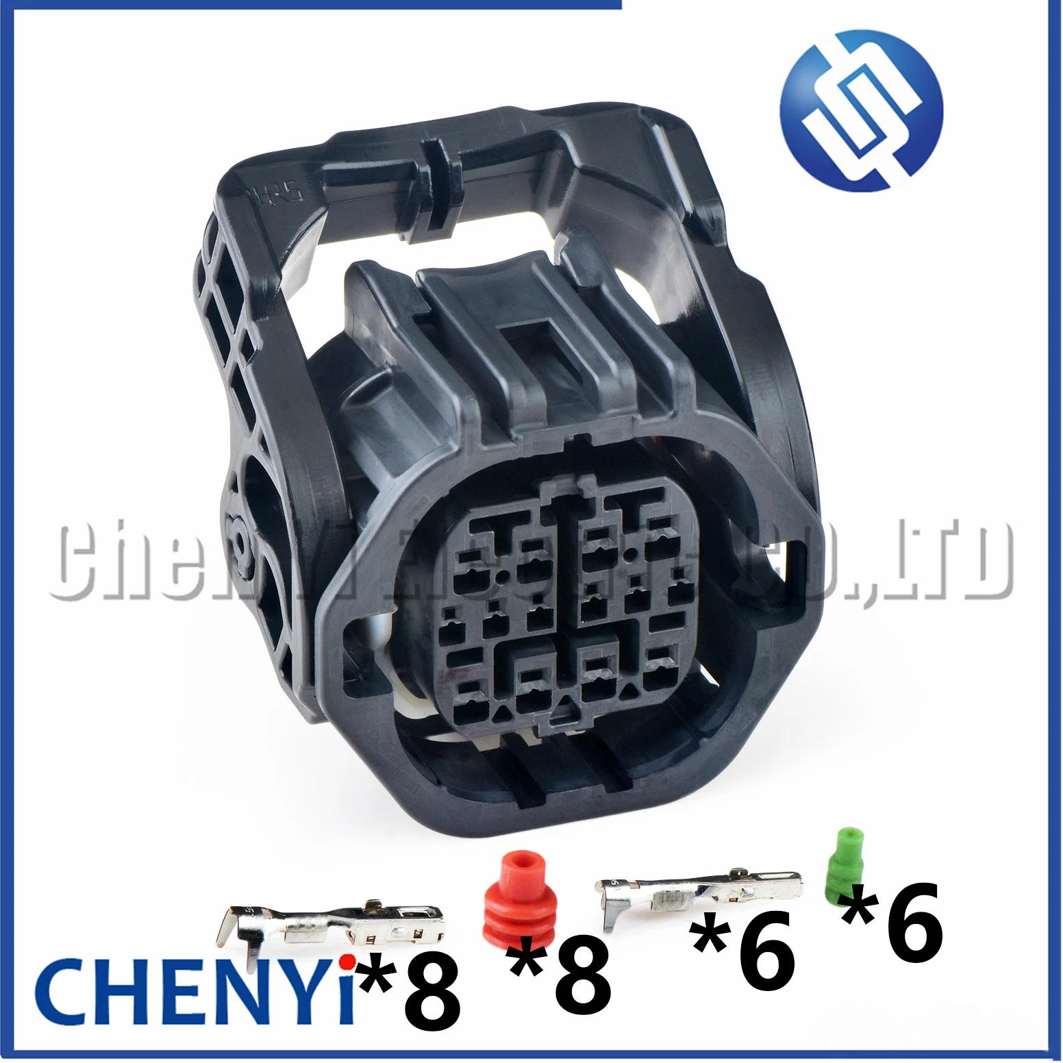 

14 Pin Automotive waterproof connector car headlight wire harness plug CY001418-0.6/1.5F For Hyundai Kia