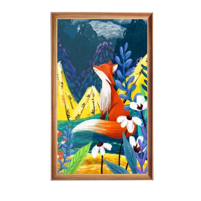 21.5 32 43 55 65 Inch Private Art Gallery Exhibition Work Smart Tv Frame Digital Museum Anti-Glare Matte LCD Digital Photo Frame