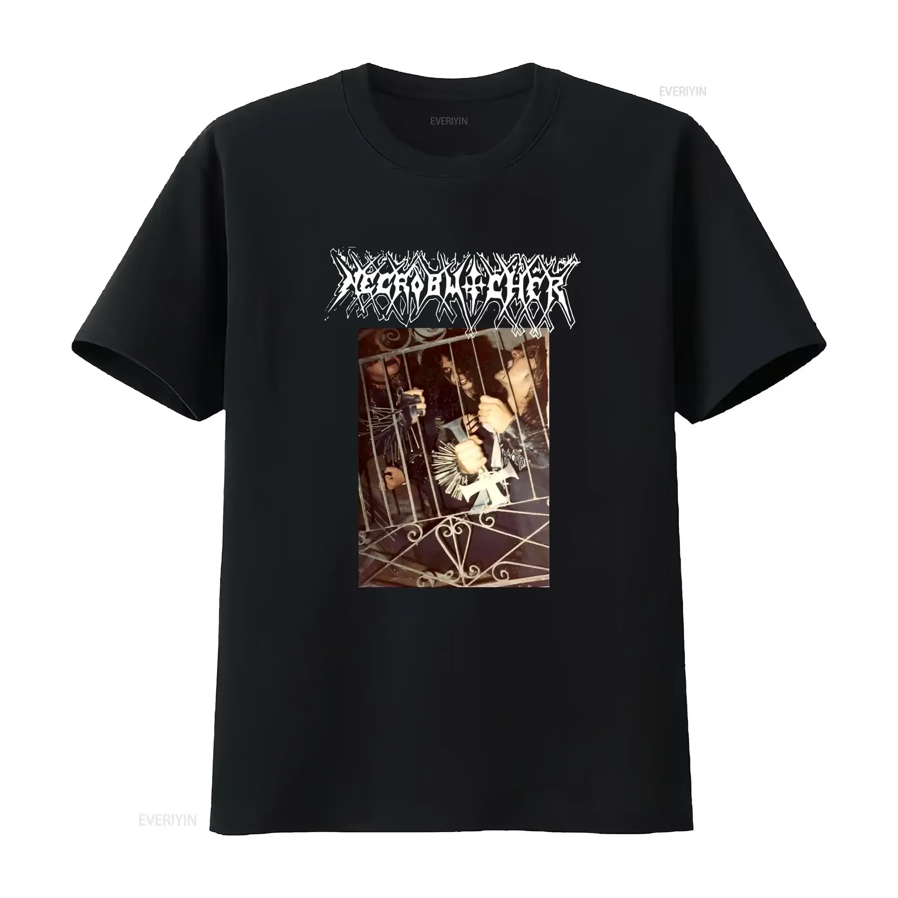 

Limited NWT Necrobutcher Brazil Death Metal Band Music Art T SHIRT S 3XL vintage Washed Top For Everyday Wear designer clothes