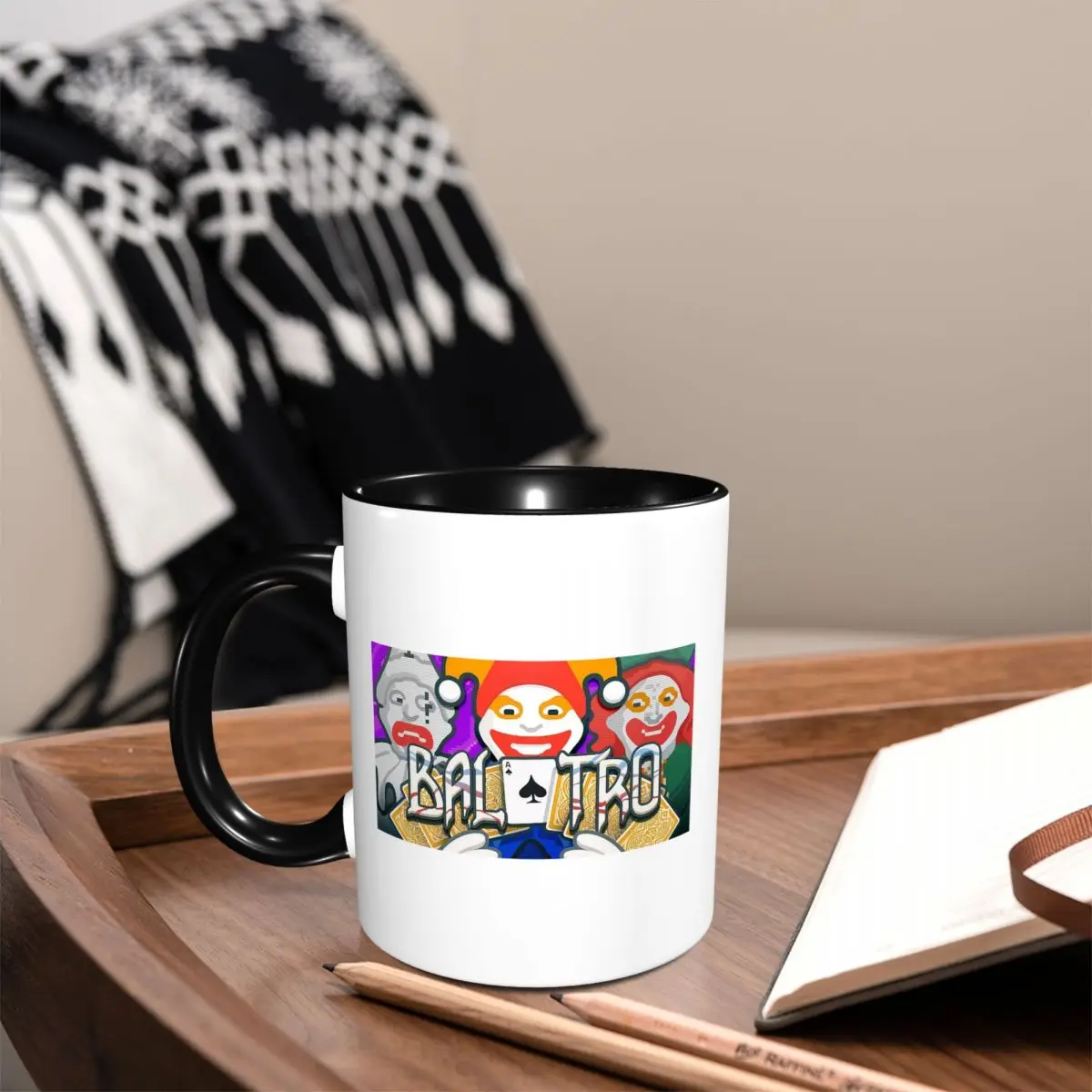 Balatro Playing Card Jocker Lusty Joker Mug Funny Ceramic Coffee Cups Tea Mugs Milk Cup Drinkware Gift for Woman Man
