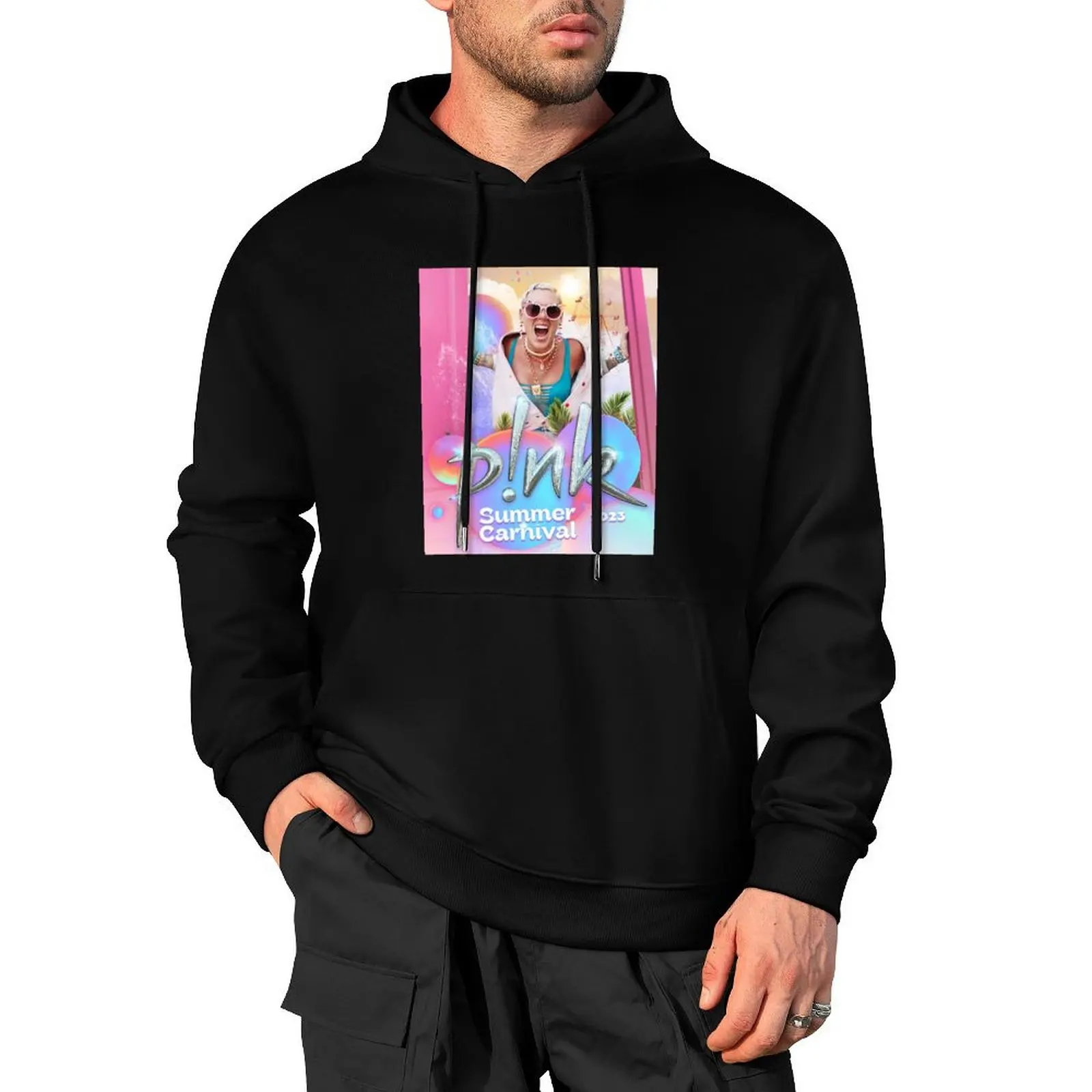 

2023 pink summer tour carnivale Pullover Hoodie fashion men clothes for men men's clothing new in hoodies