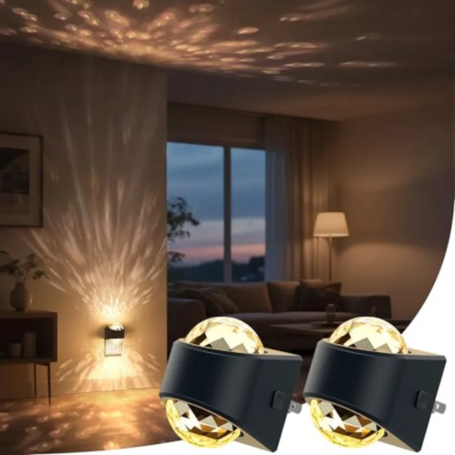 

Night Light Night Lights Plug into Wall LED Projector Night Light Soft White for Bedroom Dimmable Brightness Dusk to Dawn Night