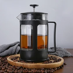 Tea Coffee Brewer Stainless Steel with Filter Heat-Resistant Anti-Rust Multifunctional with Handle Tea Maker for Making Coffee
