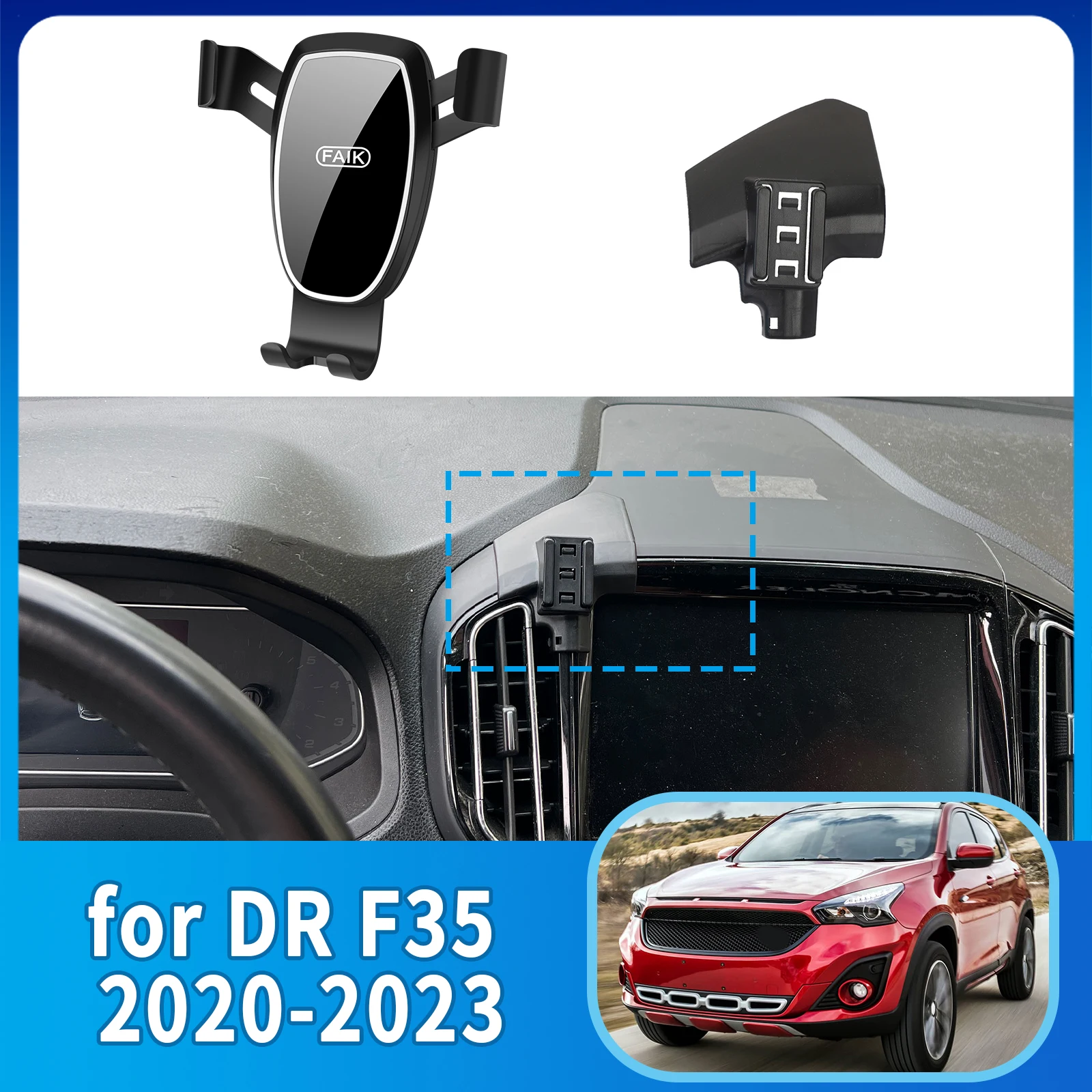 

Car Mobile Phone Holder for DR F35 2020 2021 2022 2023 Navigation Stand Auto GPS Bracket Accessories