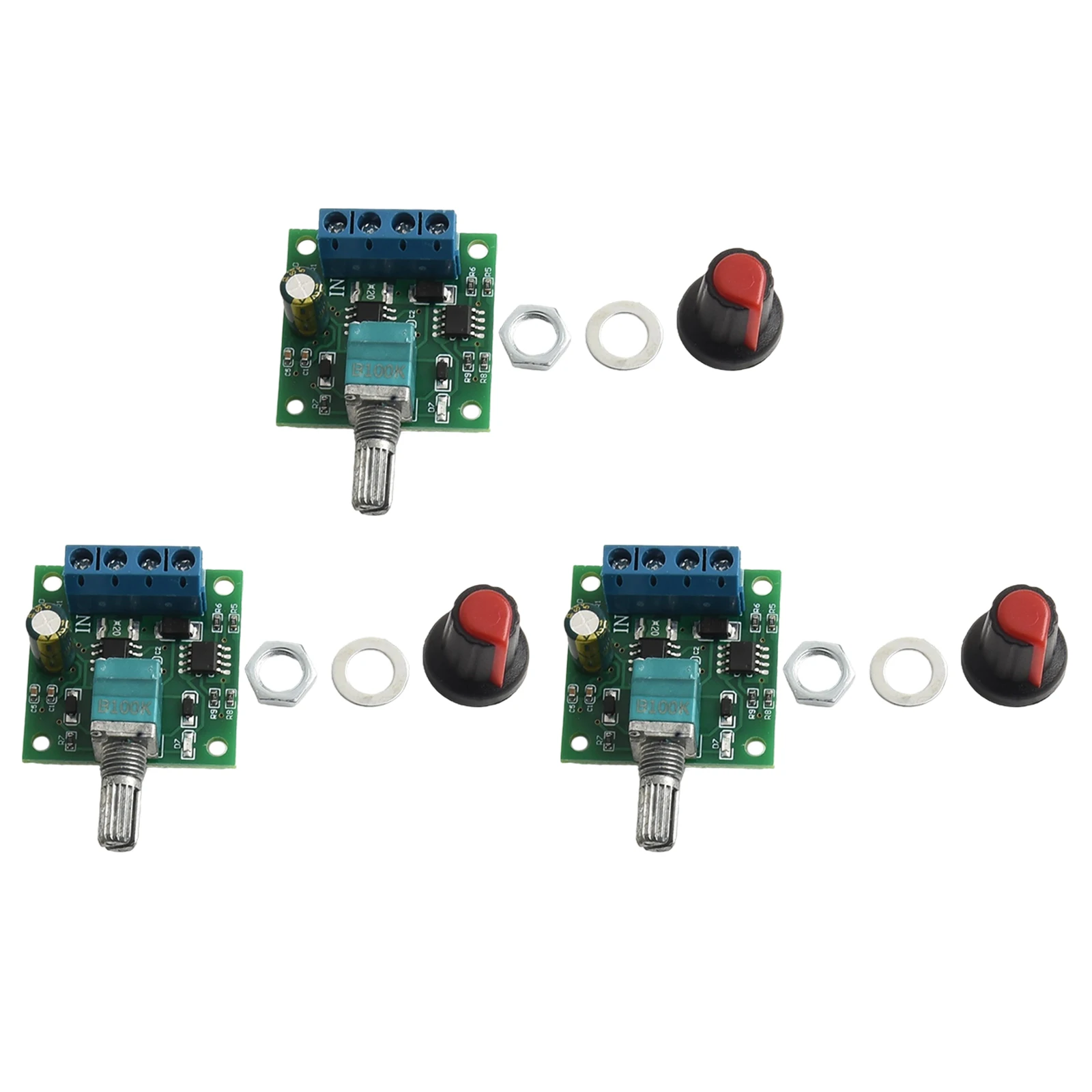 Speed Controller Regulator DC Motor Governor 32x32x15mm Potentiometer Mode 1.8V 3V 5V 6V 12V Barrier Terminal Block