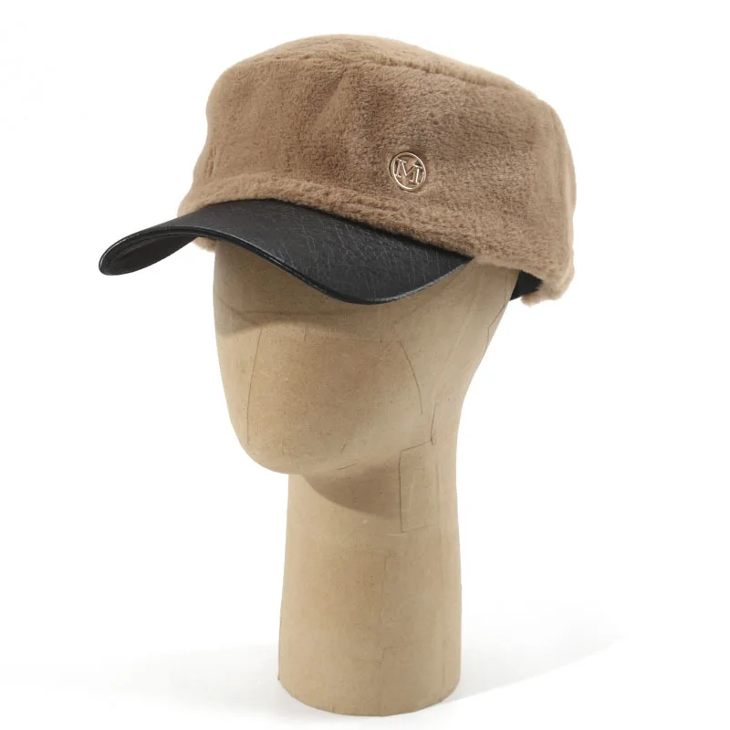 Thick Warm BritishPainter Peaked Hat, Cold Resistant European Style Windproof NewsboyCap For Autumn Winter DailyOutdoor Matching