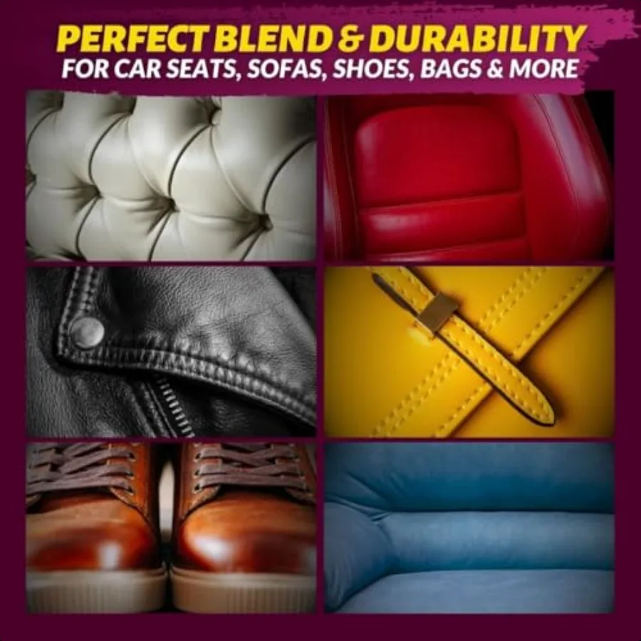 الجلود وتثبيت ثقوب الدموع الخدوش والتقشير على الجلود والفينيل الأثاث مقاعد السيارة والسترات سهلة الاستخدام مع C